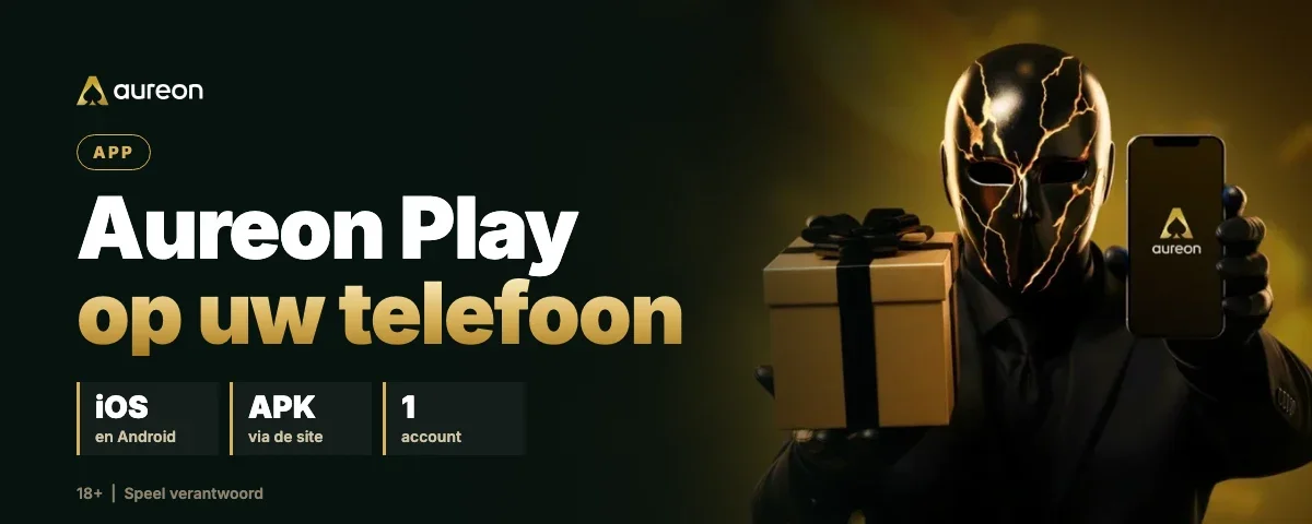 Aureon Play app voor iOS en Android, te installeren via de site